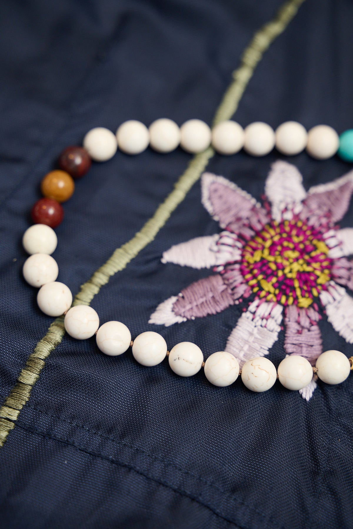 Gemstone chunky choker